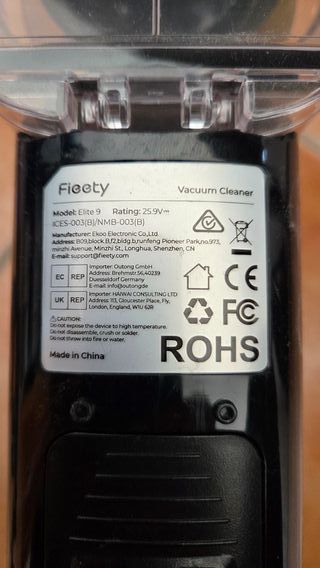 Aspiradora sin Cable 550W Azul Fieety Elite 9