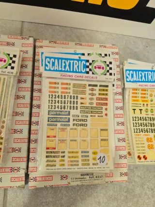 Blister Calcas Scalextric Exin Nuevos