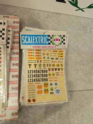 Blister Calcas Scalextric Exin Nuevos