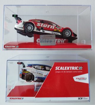 Scalextric Cupra León TCR y Mercedes AMG DTM
