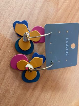 Pendientes Parfois Flor Multicolor