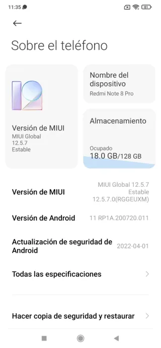 Xiaomi Redmi Note 8 Pro + 2 Carcasas