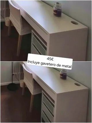 Muebles varios: zapatero, mesas y sofá