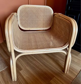 Sillón ratán y bambú Maisons du Monde