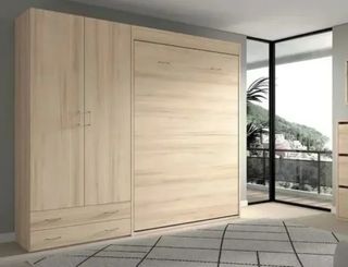 CAMA ABATIBLE CON ARMARIO WIN.