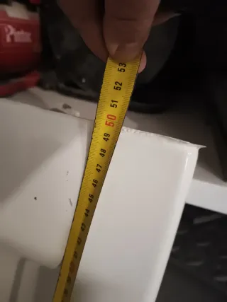 Lavabo de cerámica blanco