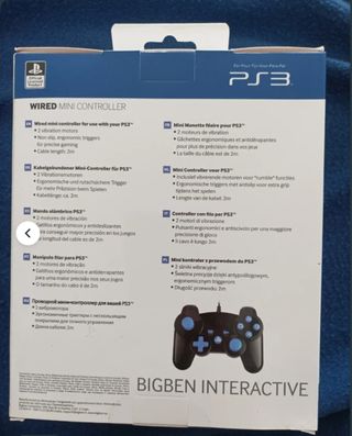 Mando PS3 Bigben Interactive USB Vibración