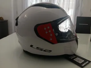Casco Moto LS2 Rapid II Blanco talla XL
