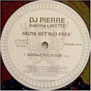 DJ Pierre feat. Lavette Muzik Set You Free 12"