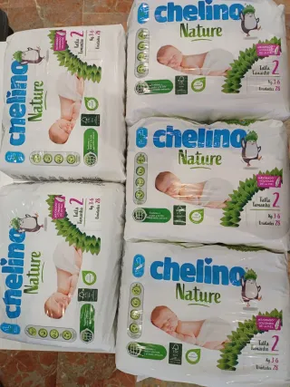 Pañales Chelino Nature Talla 2 (3-6 Kg)