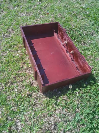 Maletín Porta Botellas Marrón