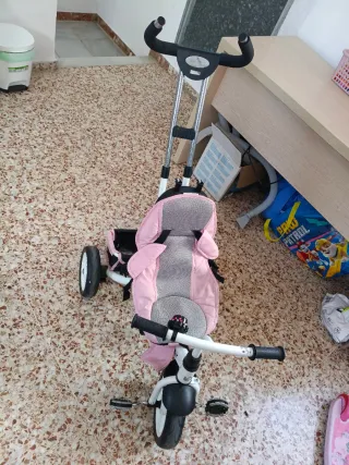 Triciclo infantil rosa