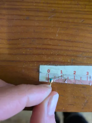 Orecchini per Bambini in Oro 18k con Turchese