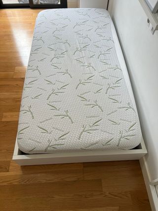 Cama baja 100x190 + colchón + somier