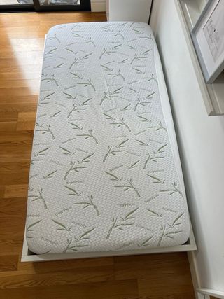 Cama baja 100x190 + colchón + somier
