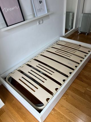 Cama baja 100x190 + colchón + somier