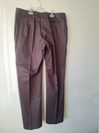 Traje Anna Mora Chaqueta y Pantalón T48 Marrón.