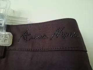 Traje Anna Mora Chaqueta y Pantalón T48 Marrón.