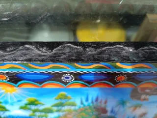 Cuadro Pintura Paisaje Andino