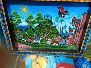 Cuadro Pintura Paisaje Andino