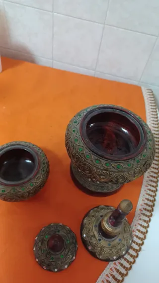 Juego de 2 Cajas Decorativas Vintage