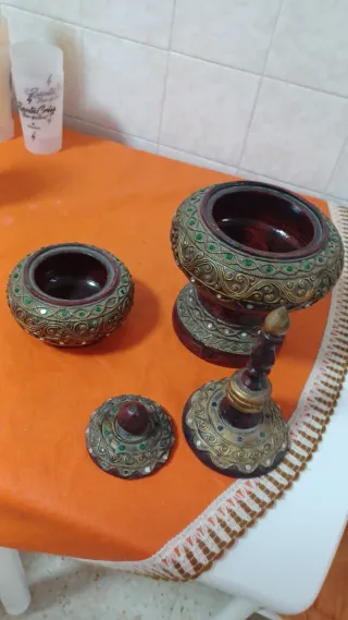 Juego de 2 Cajas Decorativas Vintage