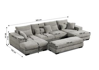 NUEVO Sofá modular gris