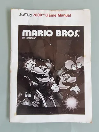 Mario Bros Atari 7800 Video Game