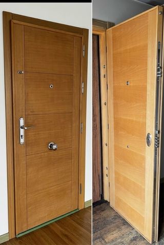 Puerta acorazada entrada