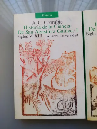 Historia de la ciencia, 2 vols. A.C. Crombie