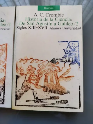 Historia de la ciencia, 2 vols. A.C. Crombie