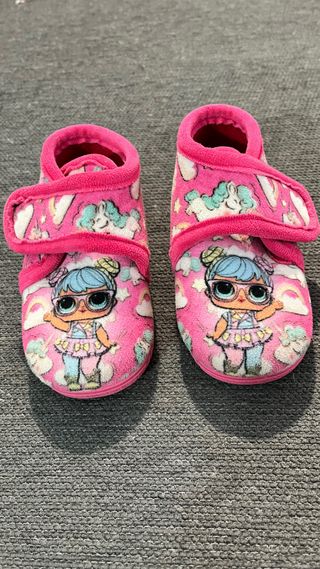 2 pares zapatillas de casa talla 21 antideslizante