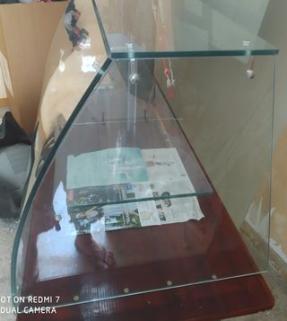 Vetrina Espositore con Ripiano Centrale