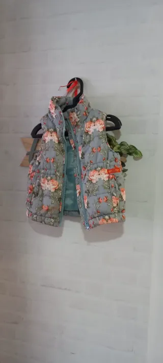 Chaleco floral niña 2-3 años
