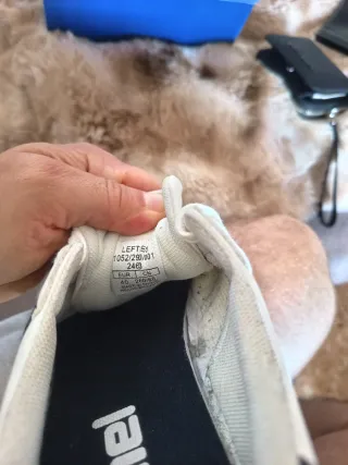 Zapatillas Hummel Mujer Blancas y Grises Talla 40