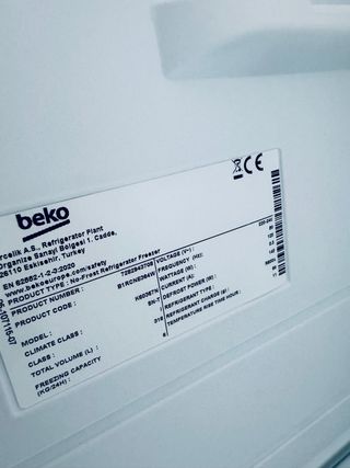 345.Frigorifico Combi Beko Nuevo Tara No Frost