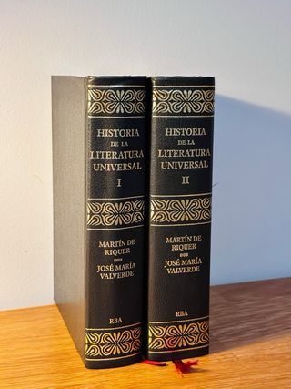Historia de la Literatura Universal, I y II, RBA.