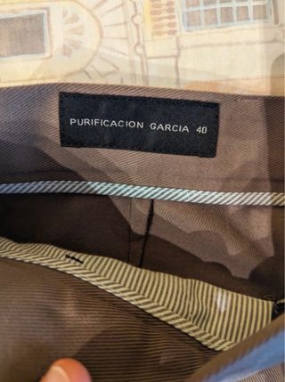 Pantalón verde Purificación García