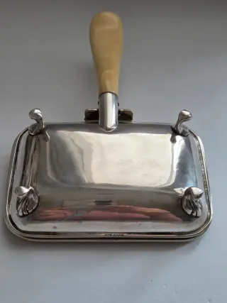 Raccogli briciole argento massiccio 800