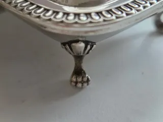 Raccogli briciole argento massiccio 800