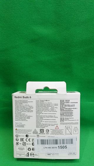 Xiaomi Redmi Buds 6 Auriculares Inalámbricos Negro
