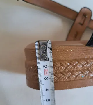 Sandalias Talla 38 Negro y Plata