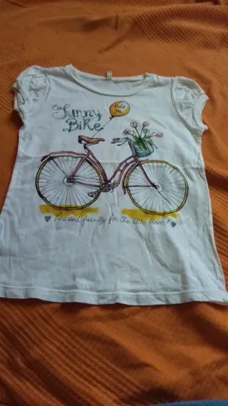 Lote 6 Camisetas Niña Estampadas talla 8