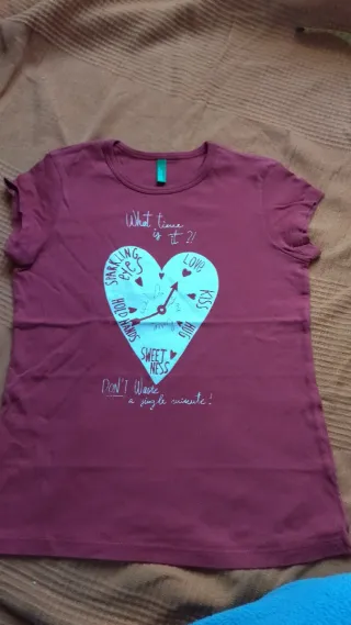 Lote 6 Camisetas Niña Estampadas talla 8
