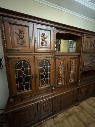 Pack comedor completo estilo neogótico