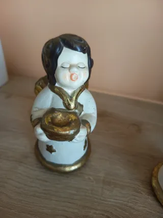 Puttini angioletti in creta/argilla