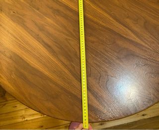 Mesa redonda madera maciza