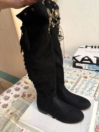 Traje Pirata Mujer Negro y Amarillo