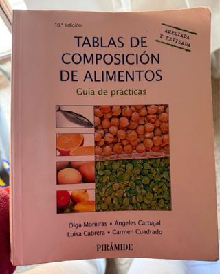 Tablas de composicion de alimentos