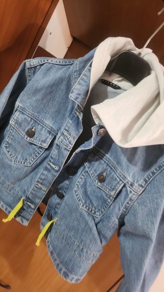Giacca denim Sisley bambina M 7/8 anni